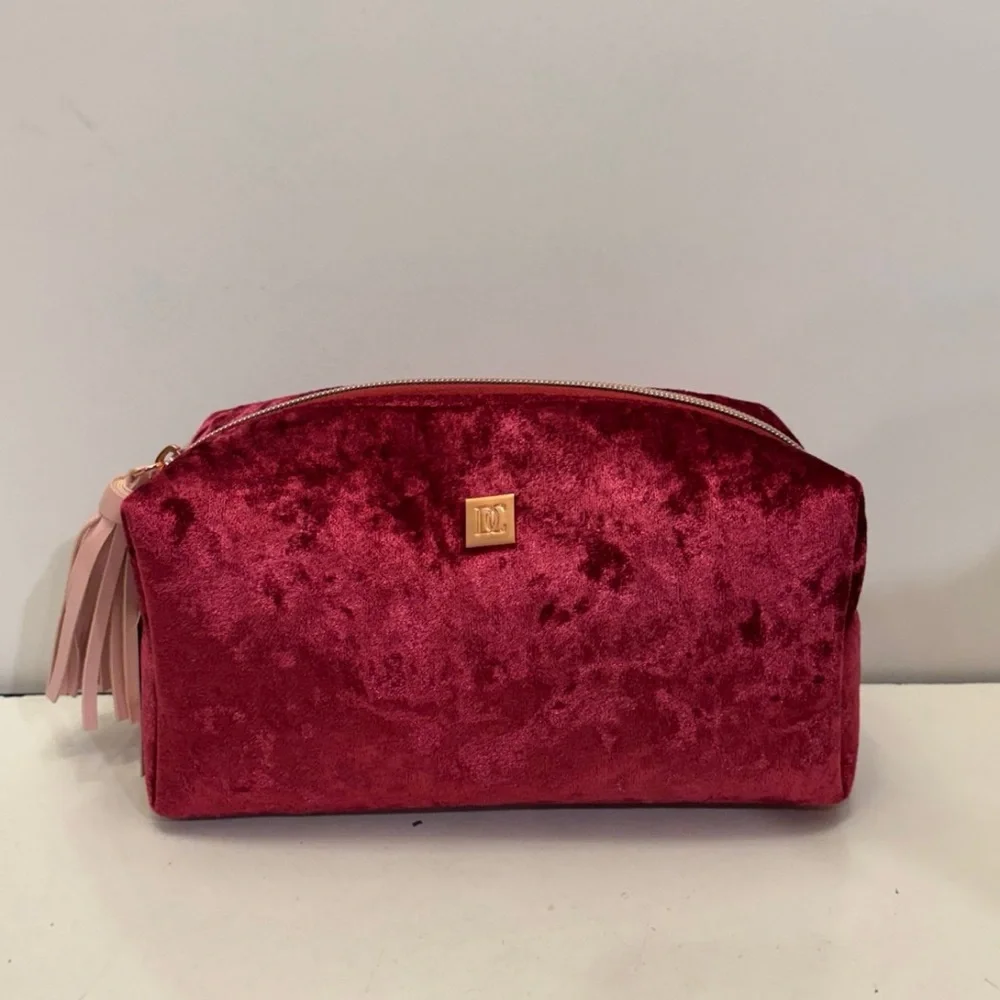 NWT Danielle creations red velvet make case/ bag
